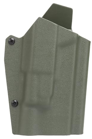 Peminkoo Fondina Tattica Leggera Kydex G-X300 per G1ock 17 19 19X 45 con Accessori per Armi da Caccia Airsoft Leggeri X300 (Green)
