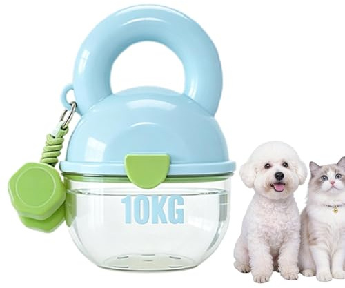 Botella Viajera De Agua para Perros Vaso Hidratante Antifugas | Dispensador De Agua Portátil Con Vaso Para Perros Para Razas Pequeñas Medianas y Grandes en Senderismo Patio Jardín Playa