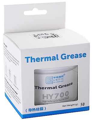 HY700-50g Thermal Heatsink Paste Thermal Conductivity:>3.14W/m-k Carbon Based High Performance, Thermal Compound CPU for PC CPU GPU PS4 PS5 LED - 50 Gram
