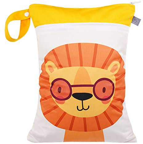 Maeau Wetbags per pannolini di stoffa, borsa per pannolini, borsa per il cambio del pannolino, borsa per il bagnetto, borsa per il naso, sacchetto per l'asilo, sacchetto per il bagnetto,