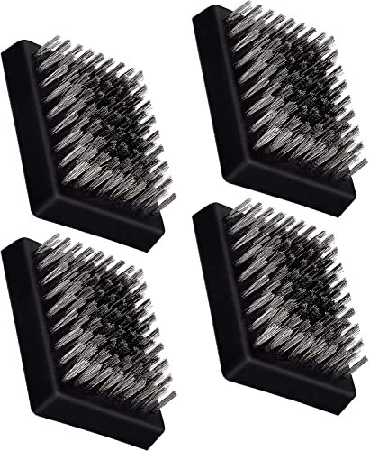 STmea Grillbürsten-Ersatzköpfe, drahtloses Grillzubehör, Reinigungsbürste, austauschbare Köpfe für Grillbürste und Schaber, perfekte Griller-Wahl (4er-Pack)