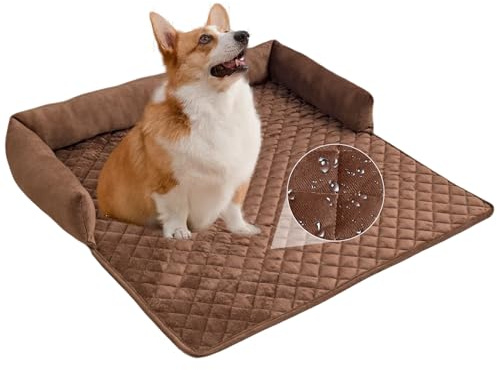 PETCUTE Hundebett Couch für Sofaschutz,Hundedecke mit Rutschfeste Unterseite,Hundebett für Große Hunde und Mittlere Hunde,Waschbar Hundesofa Hundematte für Boden, Bett, Sofa, Auto Kofferraum,75*120CM