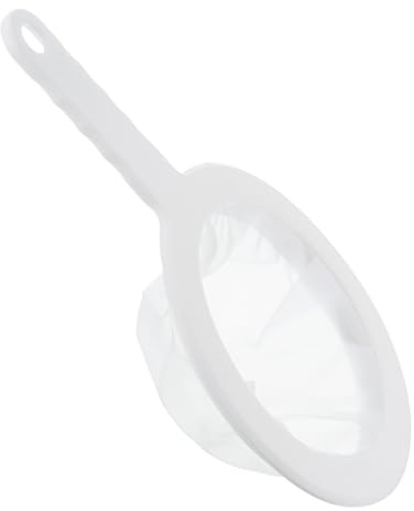 PATIKIL 9x6 Food Filter Strainer, 80 Mesh Kitchen Mesh Filters Strainers Fine Mesh Sieve with Handle for Filter Juice Coffee Soy Milk, White