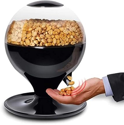 NVYAZJ Automatic Candy Dispenser, Vintage Bubble Gumball Machine with 1000ml Capacity Automatic Induction Desktop Touch-free for Small Treats, Nuts, Party Favors and Supplies