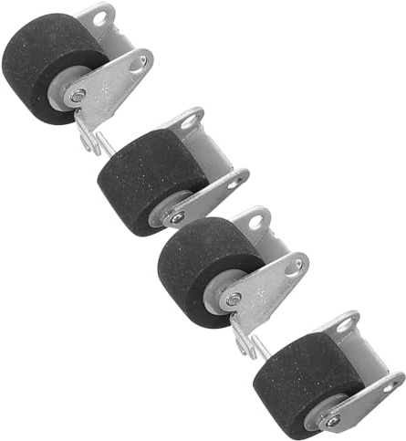 BIUDECO 2 Pairs Pinch Roller for Cassette Tape Player Audio Tape Recorder Pulley Bearing Wheels Compact Iron Rubber Material Easy to Store Accessories for Audio Equipment