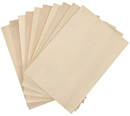 Anneome 10stücke Unbehandelte Holzplatten Aus Balsaholz Für Diy Bastelprojekte Für Malerei Brandmalerei Und Kreative Dekorationen Für Erwachsene