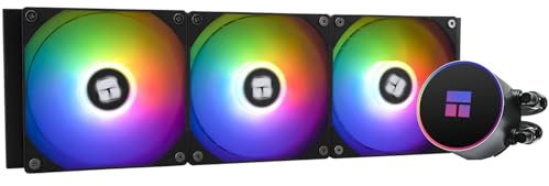 TR FM 360 Negro ARGB V2 Enfriador de procesador líquido, tamaño de 360 filas de refrigeración con 3 ventiladores PWM ARGB de 120 mm, para AMD / AM4 / AM5, Intel LGA1150 / 1851/1200 /1700
