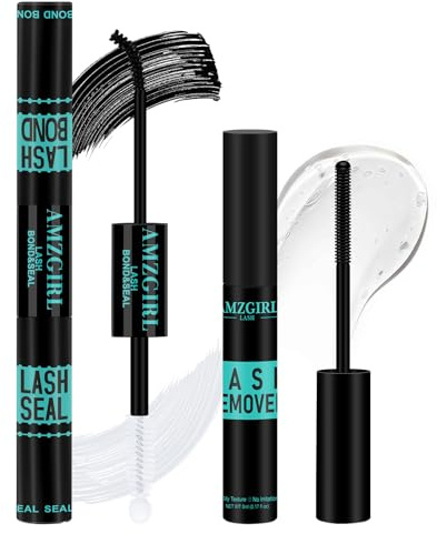 2-in-1 Lash Bond & Seal, 48-96H Strong Hold | Waterproof, Oil-Based Remover, Fast Action, No Residue DIY Kit