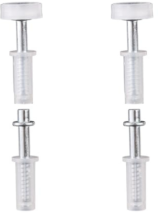 Lot de 4 Roulettes de Guidage Supérieures pour Portes Pliantes et Pivot Supérieur, Kit Réparation Porte Placard Pliante à Ressort pour Grange Coulissante et Armoire