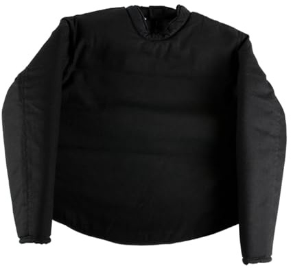 KiBcsLic Gilet Maestro Scherma Divisa Protettiva Tuta Sportiva Giacca Zip Posteriore Materiale Resistente Adatto per Uomini Donne attività Allenamento Schermid, XL