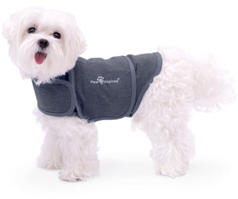 Paw Inspired Dog Anxiety Vest, Calming Thunder Jacket for Dogs, Soothing Compression Vest for Thunderstorms, Fireworks, Travel, Separation Anxiety (XS)