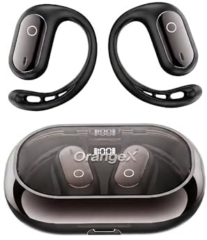 OrangeX Essential - Cuffie Bluetooth 5.4 Sport Wireless, Auricolari Leggeri per Musica e Chiamate, Design Elegante, Funzione Extra Traduttore Istantaneo 158 Lingue, compatibilità IOS/Android