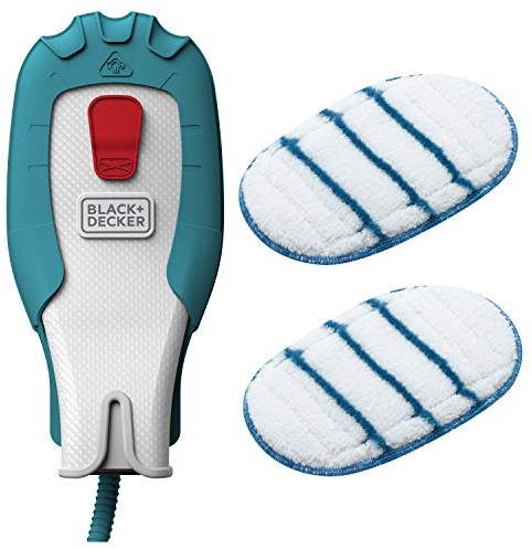 BLACK+DECKER FSHSMGA-XJ - Guanto pulitore a vapore manuale, 2 cuscinetti in microfibra, Sistema di pulizia SteaMitt, Compatibile con modello FSH10SM, FSH10SM1 e FSH10SMP