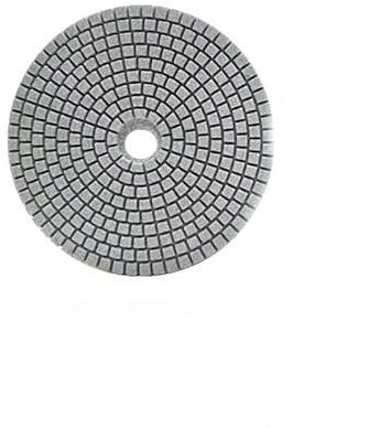 TopHomer - Almohadillas para pulido de diamantes, 2000 granos, 180 mm, mojado y seco, disco de lijado de mármol, granito, vidrio hormigón, 1 unidad