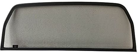 PureWind Windschott kompatibel mit FIAT 124 Spider Baujahr 1966-1985 (Schwarz) – Windschott Universal mit Anbaumaterial ohne Tasche