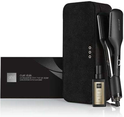 ghd Set Limited Edition – Glätteisen Duet Schwarz + SLEEK TALKER Haaröl