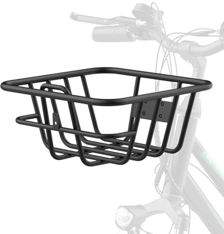 HITWAY Lenkerkorb,Faltbarer Fahrradkorb,Hinterradkorb, Schultaschenkorb, nur für Hitway BK8/BK8S E-Bikes geeignet