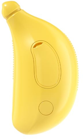 Lonnalee Steamy Spazzola per gatti, spazzola per gatti 3 in 1, spazzola a vapore autopulente, spazzola per capelli Cat Steamer per massaggio, spazzola per capelli tinti e sciolti (giallo)