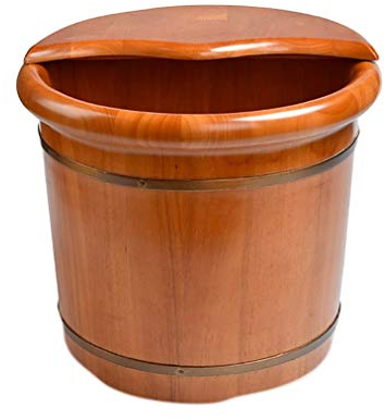 UYDJAKX Sauna-Holzeimer, Spa, Sauna, Einweichen, handgefertigter Massage-Eimer, Fußbad, Fuß-Spa, Wascheimer, Füße, Bad, Becken, Badewanne. Aktuelle Vision Star of Light