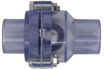 Valve anti-retour de vidange en PVC, clapet anti-retour d'eau, for l'amélioration de l'habitat, pièces de quincaillerie internes de tuyaux d'égout(DN50)