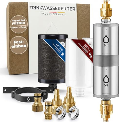 Alb Filter TRAVEL FUSION Einbaufilter Camping Edelstahl Natur