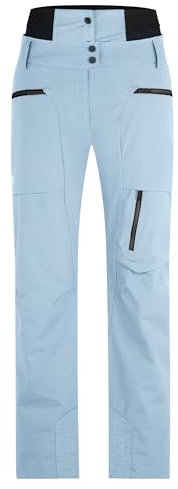 Ziener Damen RANVA Ski-Hose/Freeride | PFC frei, Wolle, wattiert, Frozen Blue, XL