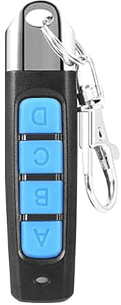 Abrepuertas de garaje remoto, control remoto de puerta de garaje - Llavero de control remoto de clonación Mhz con llavero | Reemplazo remoto de garaje remoto de 4 botones, abridor de llaves d