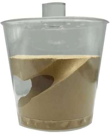 OUYUE Ameisennest Ant Castle Cup Nest Königin Anbau Nest Gips Ant Farm Geeignet Für 10 Oder Weniger Ameisen Fütterung Box Ameisenfarm