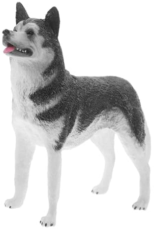 LALADEFIEE Hunde Modell Stehender Kunststoff Kinder Lernspielzeug Tischdekoration Geschenk