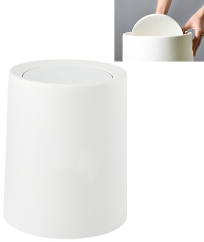 Sightday 9L Mülleimer Bad,Mülleimer Küche,Schmaler Mülleimer Mit Deckel Mülleimer Geruchsdicht Pop-Up Deckel PP Material für Bad,Küchen,Büro,Wohnzimmer,Schlafzimmer,WC Mülleimer (Grün)