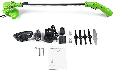 LKYLGYU Cortadora de césped eléctrica inalámbrica de 12 V, 450 W, 18 000 r/min, Ajustable, para el hogar, de Empuje, Herramientas potentes para jardín.
