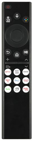 Mando a Distancia Universal por Voz Compatible con Samsung Smart TV UHD 4K QLED – Control Remoto con Botones Netflix, Prime Video, Hulu, Globo Play – Reemplazo Plug & Play