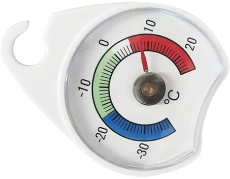 Luxshiny Termometro Per Frigorifero Ad Alta Precisione Monitor Temperatura Per Cucina e Supermercati Design Compatto e Facile Da Leggere Per Congelatori e Conservazione Alimenti