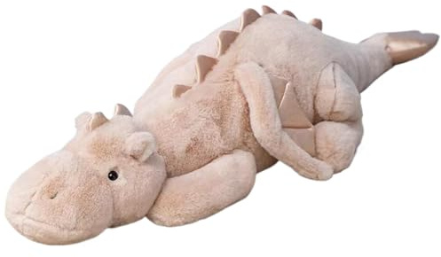 Pesoncarl Drachengefüllte Tier, 43 Zoll niedlichen Cartoon Dragon Plüsch mit Flügel, weiches bequemes Riesengefüllter Tier für Kinder Jungen Mädchen Schlafzimmer Dekoration, Style1, Spielzeug