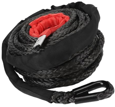 Riloer Fune di traino resistente per auto, 7,5 tonnellate, 5443 kg, cinghia di traino compatibile con ATV UTV Trailer e fuoristrada 23 m
