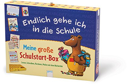 Arena Verlag Kaup, Ulrike/Schäfer, Carola: Meine große Schulstart-Box Endlich gehe ich in d: Lesen, Schreiben, Rechnen, Malen mit dem Bücherbär: