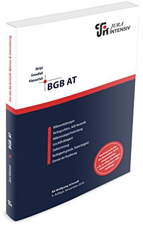 BGB AT: Wissen - Fälle - Klausurhinweise (Skript - Grundfall - Klausurfall / Für die Klausur im Kontext lernen)