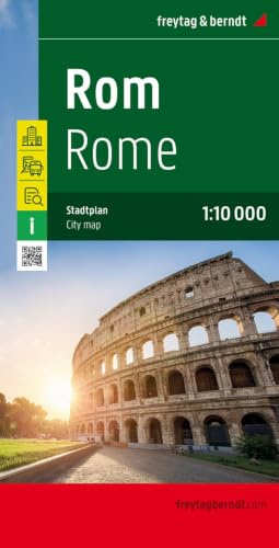 Rom, Stadtplan 1:10.000: Stadtplan. Touristische Informationen, Straßenverzeichnis, Öffentlichen Verkehrsmittel
