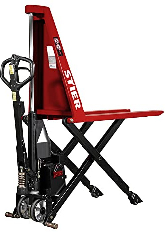 STIER Elektro-Scherenhubwagen EZX-10 Tragkraft 1000kg Gabellänge 1170mm, Hubmotor 0,6 kW
