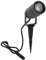DAWALIGHT Spot Extérieur LED avec Piquet, Spot Jardin GU10 IP65 avec Boîte de Dérivation Etanche IP68 Blanc Chaud 3000k Lampe pour Jardin Chemin Arbustes Plantes Pelouse, Aluminium, Gris Foncé