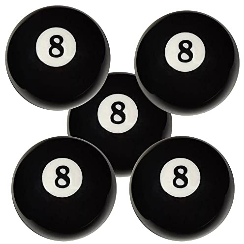 Manuel Gil Bola Billar Negra Económica 57.2mm 5 Unidades