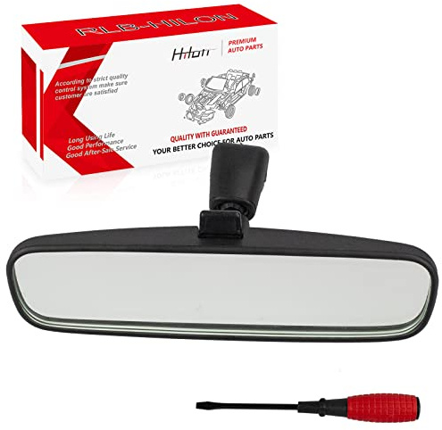 RLB-HILON Interior Rear View Mirror Compatible with Nissan Rogue Altima NV1500 NV2500 NV3500 Frontier Tiida Sentra and More