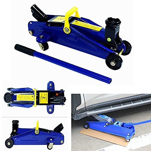 2 Tonnen Bodenheber mit niedrigem Profil, hydraulischer Wagenheber für Zuhause, Garage