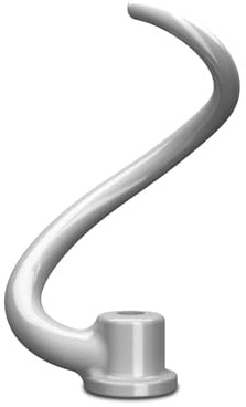 KitchenAid KNETHAKEN SPIRALFORMIGER FÜR KÜCHENMASCHINEN MIT SCHÜSSELHEBER 5,2 L 5KSMBLWD