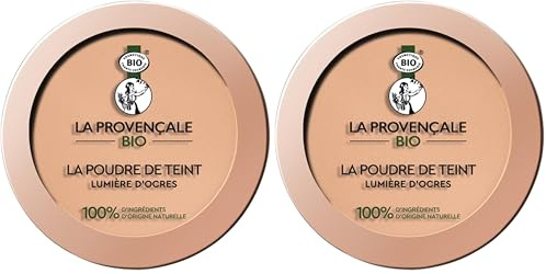 La Provençale Bio - La Poudre de Teint Lumière d'Ocres Certifiée Bio - 100% Ingrédients d'Origine Naturelle - Pour Tous Types de Peaux - Teinte : Moyen (02) - 8 g (Lot de 2)