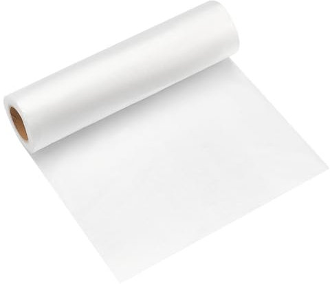 FINGERINSPIRE 25cm x 27.4 m Abwaschbarer Stickstabilisator Transparenter PVA Stick Stichstickstabilisator Wasserlöslicher Stoff Stickstabilisator Für Stickerei Wasserlösliches Stickpapier