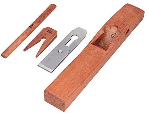 Baxnore Cepillo para trabajar la madera, cepillo de acero al manganeso, herramienta de artesanía en madera, cepillo manual de madera, cepillo manual, carpintero de madera (400)