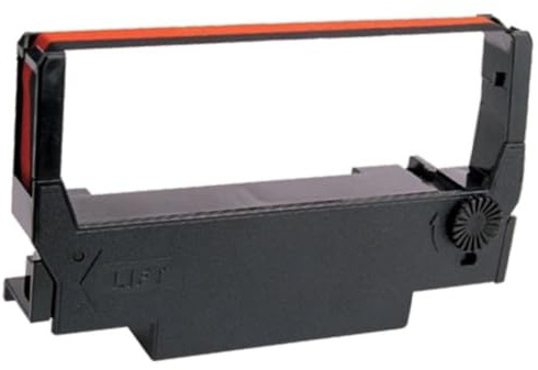Farbbandfabrik Lot de 5 rubans encreurs Noir/rouge Compatible avec Epson TM-U 220 et Epson Erc 30/34