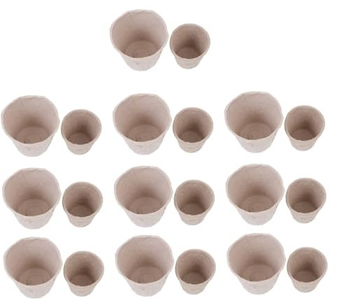 BESPORTBLE 100pezzi Germinazione in Riciclabile Propagatore Per Ortaggi Pomodori Piante Sacchetto Gratuito Per Semina e Trapianto Diretto