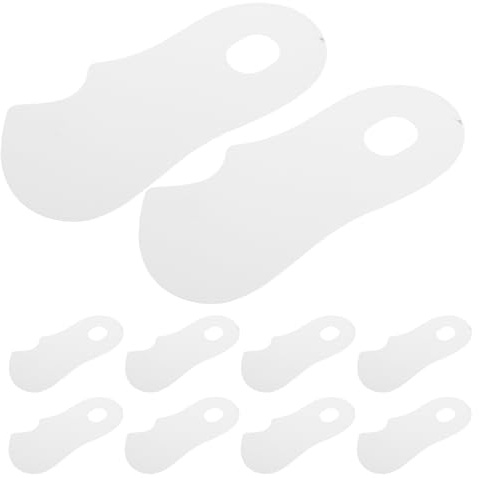 TEMPNAP 100 St. Sockförvaringsförpackningar I Spånskiva: 22,5 X 9,2 Cm Displaykort För Lågt Skurna Strumpor - Förskurna Förpackningsinsatser För Strumpbyte